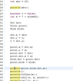 Method reference highlighting