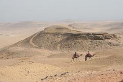 Desert on one side