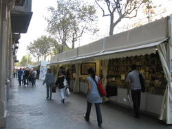 Road side book stalls :-), Passeig de Gràcia