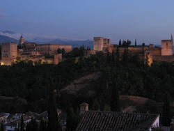 View of Alhambra from Mirador De San Nicolas
