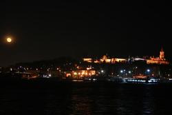 Topkapi Palace at night