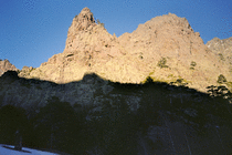 Amazing rocky terrain on the way to Carrozzu