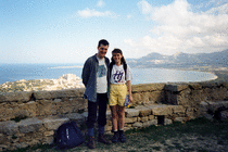 Jeremy & (corporate) Helen at Notre Dame de la Serra