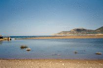 Secluded beach at Galeria (1)