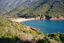 Girolata bay from the Scandola peninsula