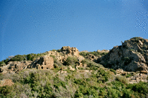 The climb towards Capu Tondu