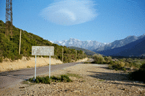 Typical Corsican road, Galeria to Calvi