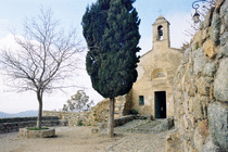 Entrance to the church in San'Antonino
