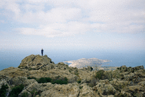 Jeremy on top of Capo di a Veta