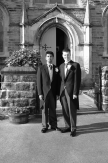 Best man and groom