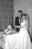 Jeremy and Helen and cake