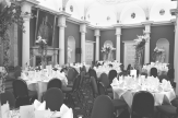 Hazlewood Castle's dining room