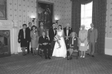 Chris and Rob Wilson, Mary and John Wilson, Mr Naylor, Jeremy and Helen, Les and Brenda Wilson, Anne and Bob Wood