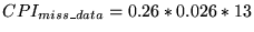 $CPI_{miss\_data} = 0.26 * 0.026 *13$