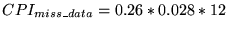 $CPI_{miss\_data} = 0.26 * 0.028*12$