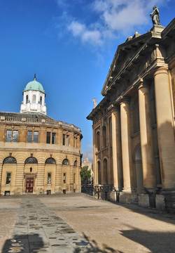 Sheldonian Theatre and Clarendon Building, Oxford