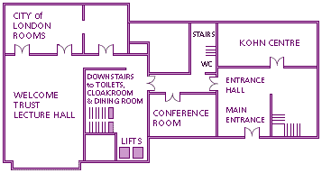 Plan for first floor of Royal Society