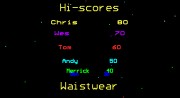 Tom`s lovely high score page