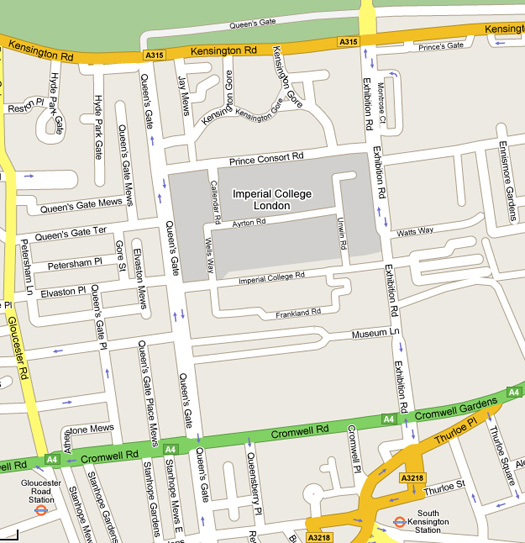 Imperial College Campus Map