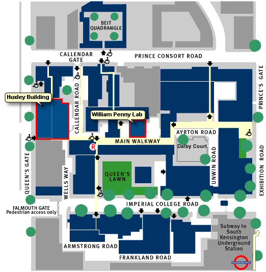 Imperial College Campus Map