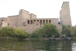 Approaching the Temple of Philae