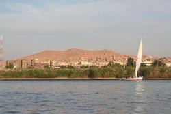 On the Felucca ride in the evening