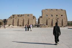 Entrance to the incredible and massive Karnak Temple complex