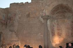 Roman mural in inner chamber, Luxor Temple
