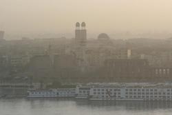Early morning haze over Luxor