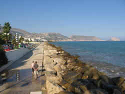 Beautiful sea shore, Altea