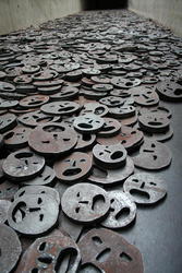 Shalechet - Fallen Leaves by Menashe Kadishman, Jewish Museum
