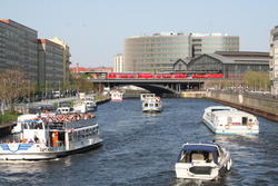 View from Wilhelmstraße across the Spree