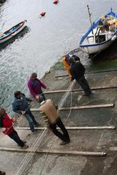 This is how they get the boats up everyday - hard work !!!