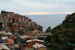 View towards the sea, Manarola