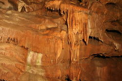 Sticking to the ceiling, Gough's cave