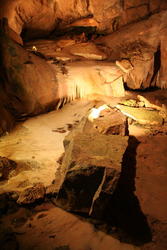 Rocky waterfall?, Gough's cave