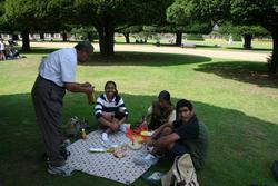 Enjoying our picnic :-)