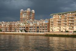Lovely apartments along the river