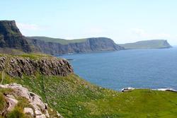 Craggy coastline, Neist Point, IoS