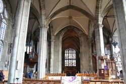 Inside the church