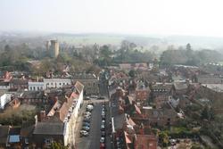 View from top of the church