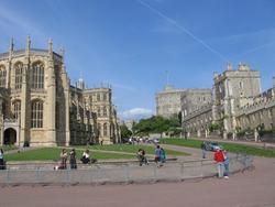 Lower Ward (with St. George's Chapel on the left)